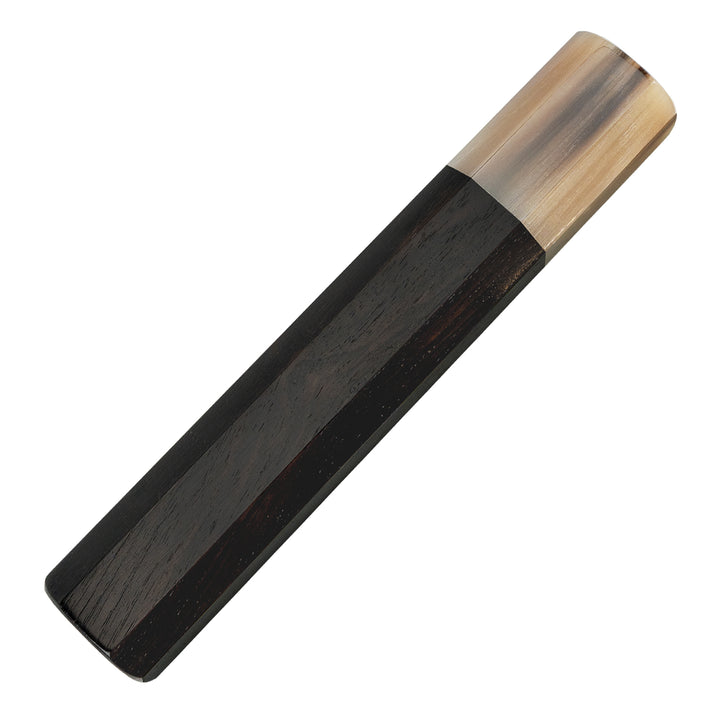 Octagonal Ebony/Buffalo Horn Handle for a Petty Knife