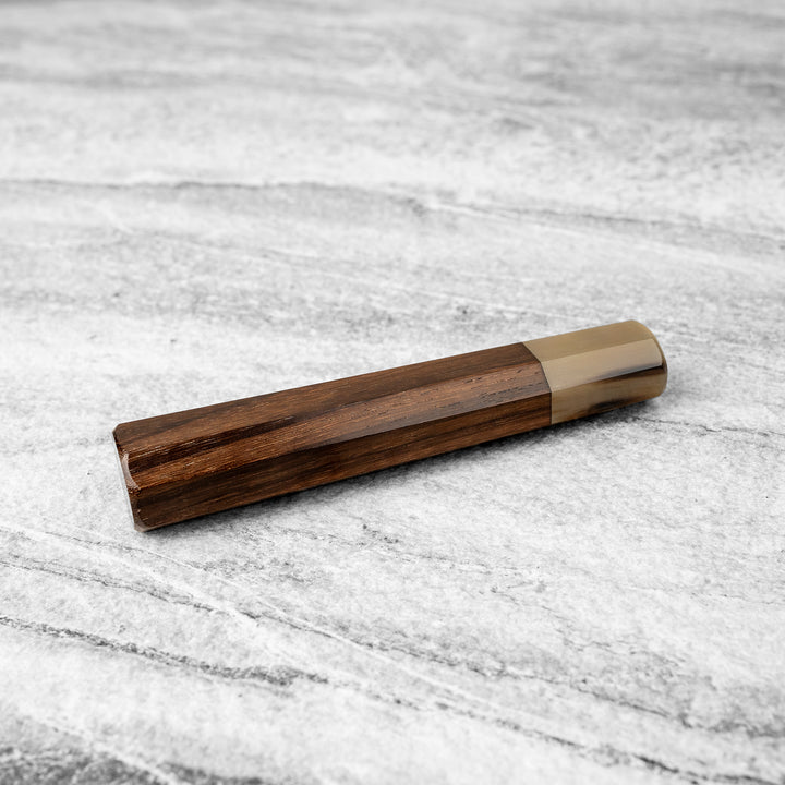 Octagonal Handle Rosewood/Buffalo Horn L 14 cm