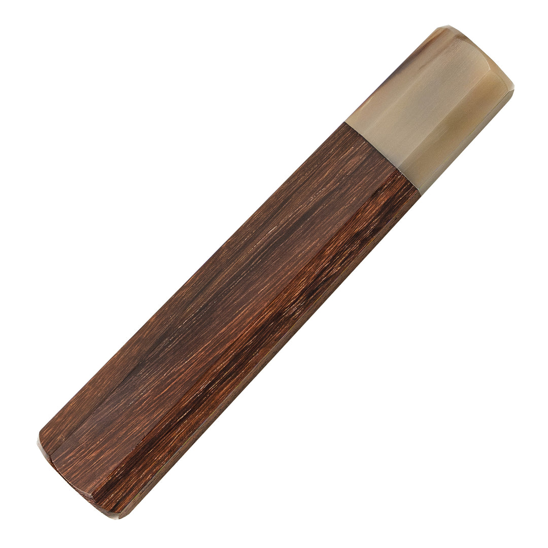 Octagonal Handle Rosewood/Buffalo Horn L 14 cm