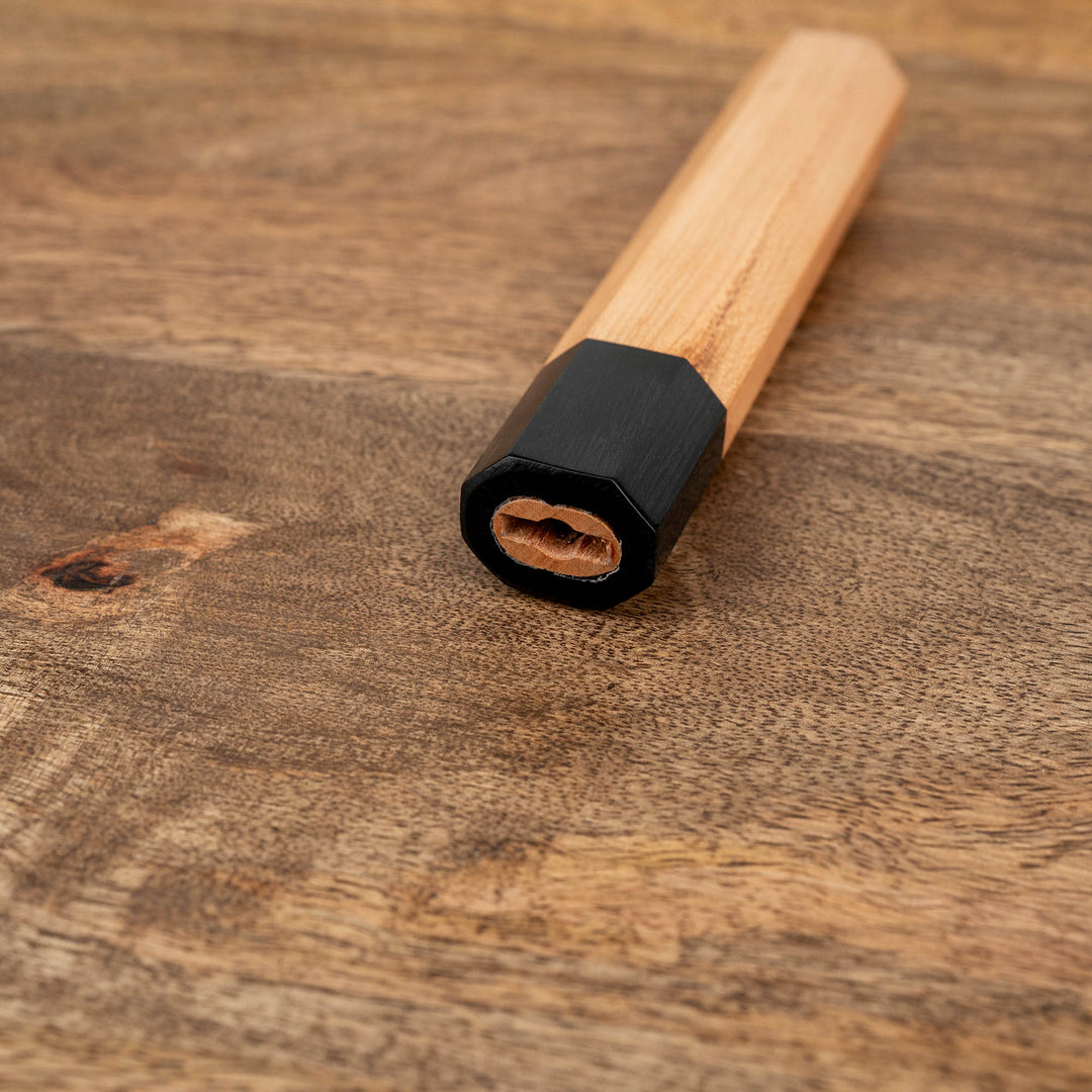 Octagonal Handle American Cherry/Pakka L 14 cm