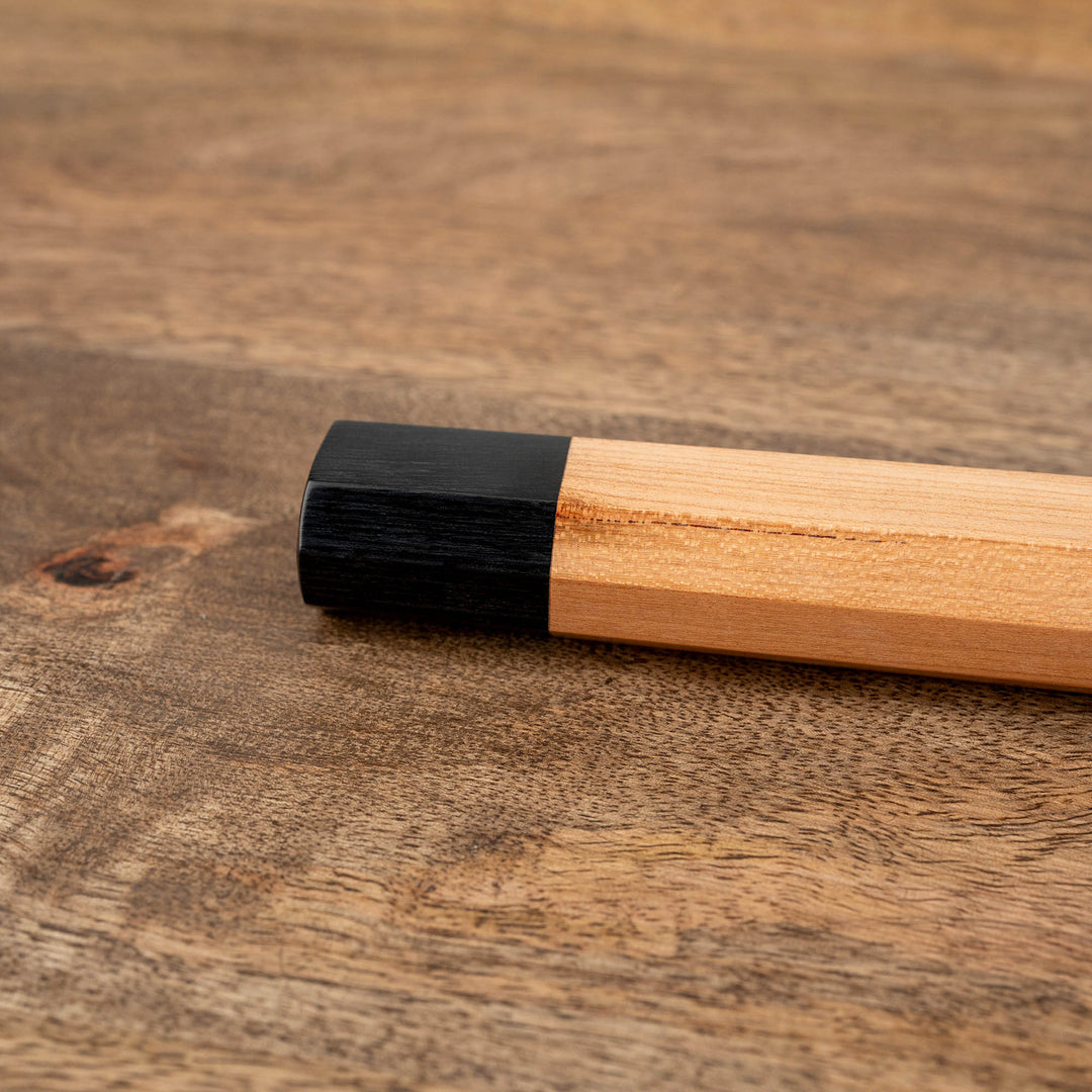 Octagonal Handle American Cherry/Pakka L 14 cm