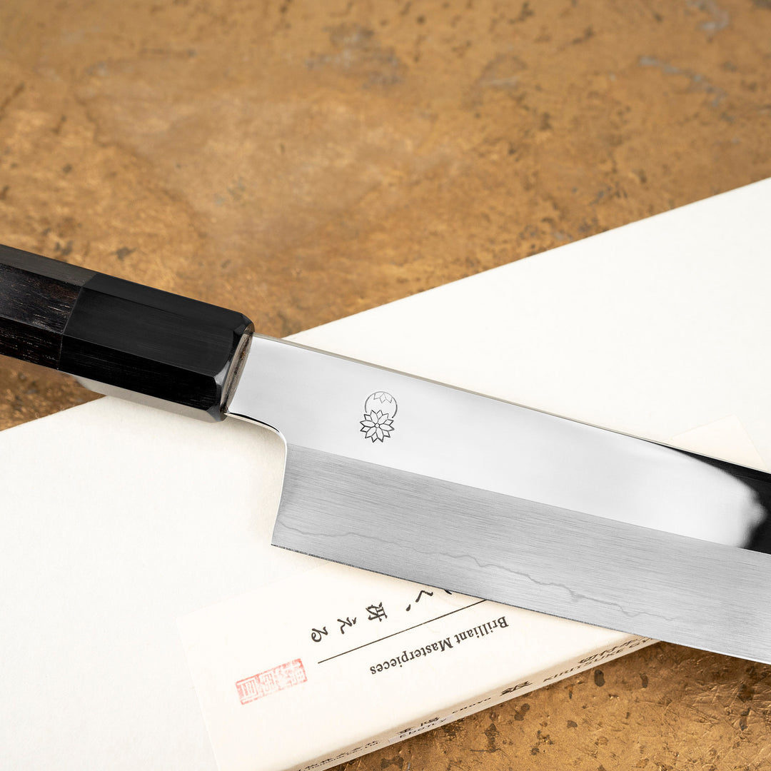 Kiritsuke Gyuto 19,5 cm Sakai Kikumori Choyo Mirror Finish Silver#3
