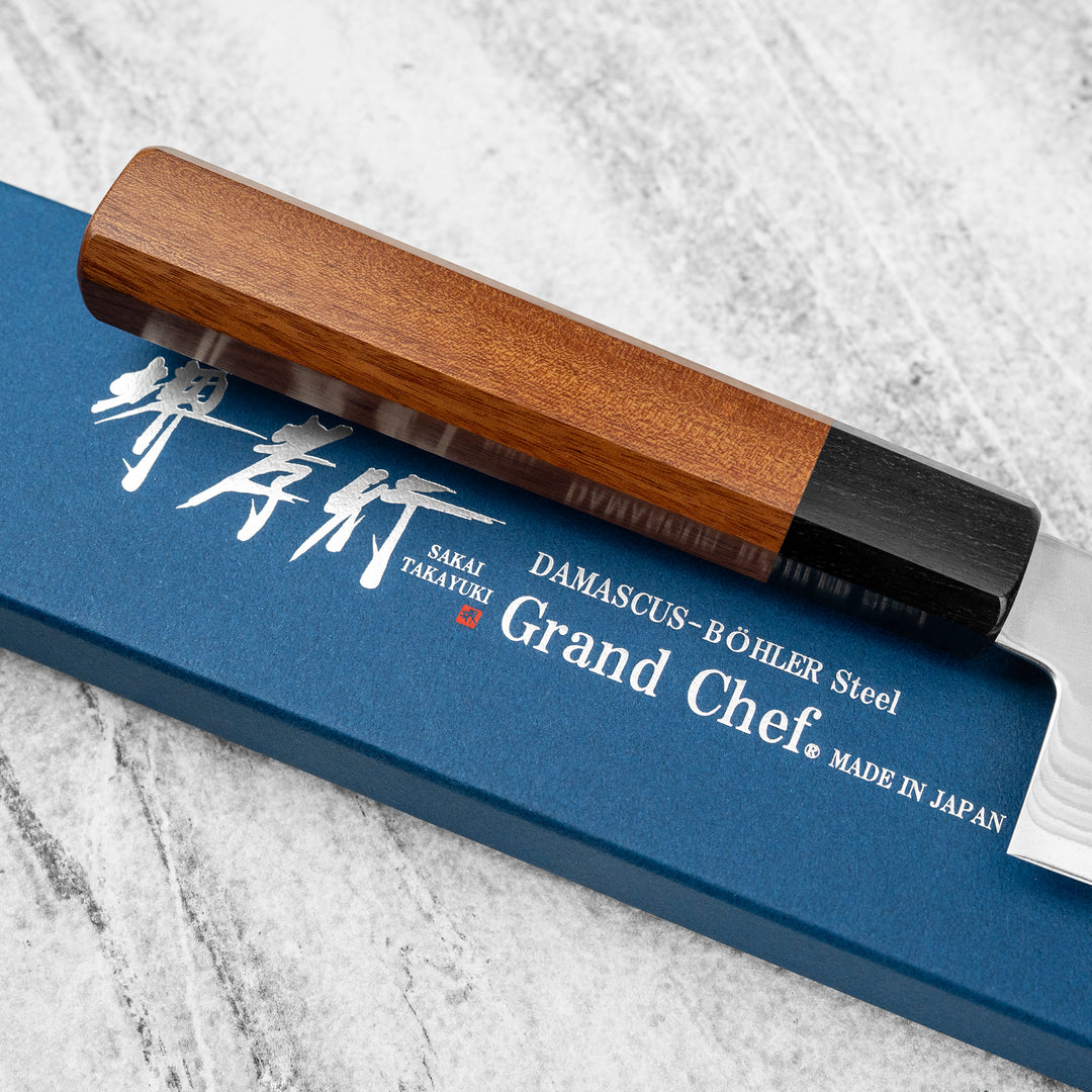 Gyuto 21 cm Sakai Takayuki GrandChef Damascus Bohler N685