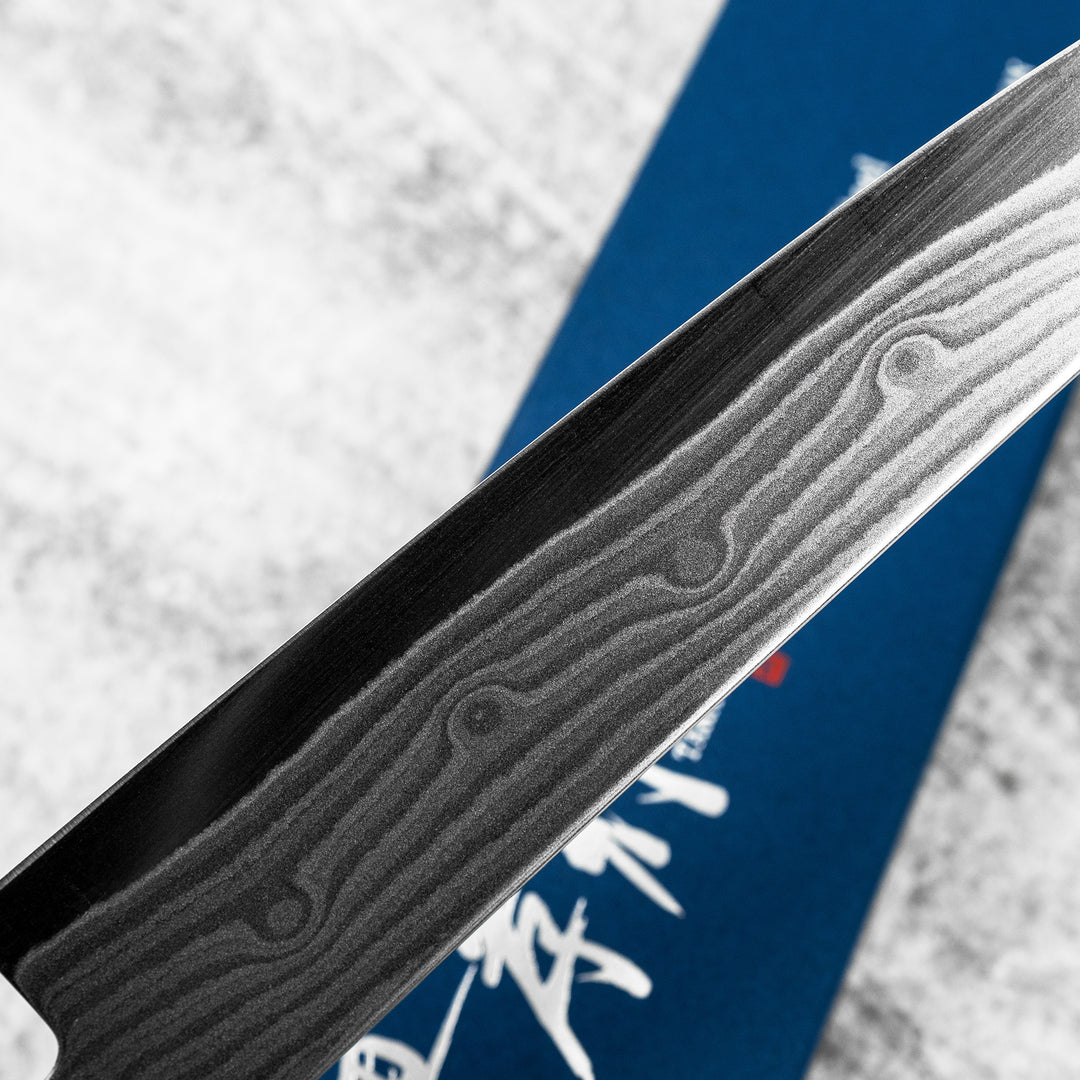 Petty 15 cm Sakai Takayuki GrandChef Damascus Bohler N685