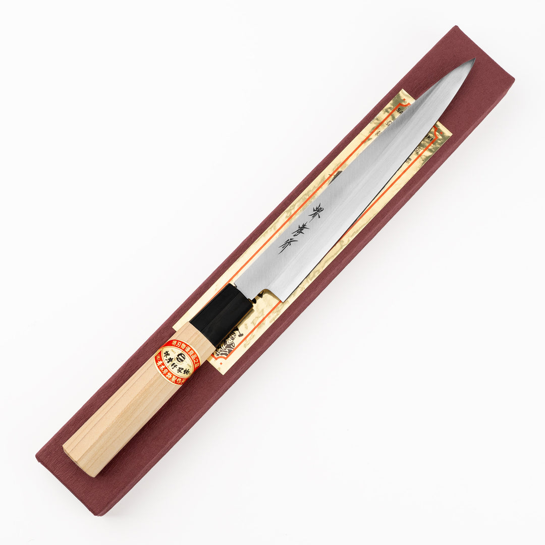 Fuguhiki 18 cm Sakai Takayuki Kasumi Shirogami#3/Iron