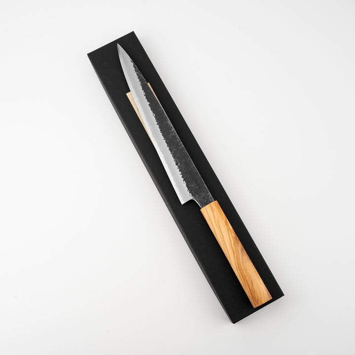Sujihiki 24cm Sakai Takayuki Sanpou Mizu Shirogami#2/Iron