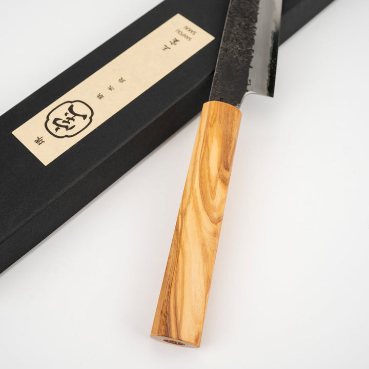 Sujihiki 24cm Sakai Takayuki Sanpou Mizu Shirogami#2/Iron