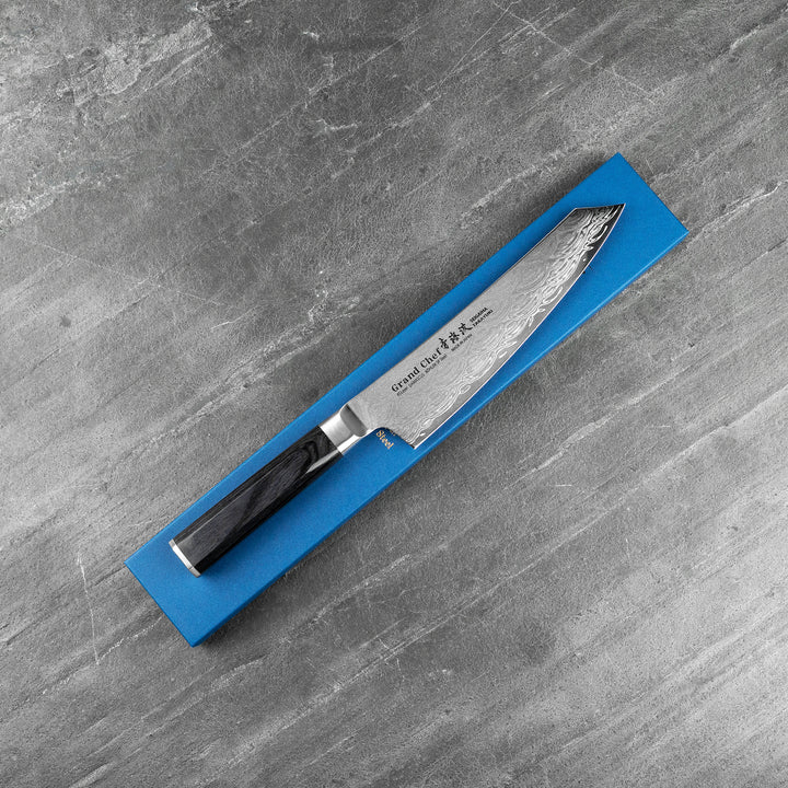 Kengata 19 cm Sakai Takayuki Seigaiha Damascus Bohler N685