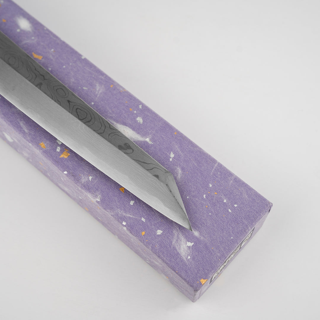 Kiritsuke Yanagiba 30 cm Sakai Takayuki Seiryu Damascus Aogami#2/Iron + Saya