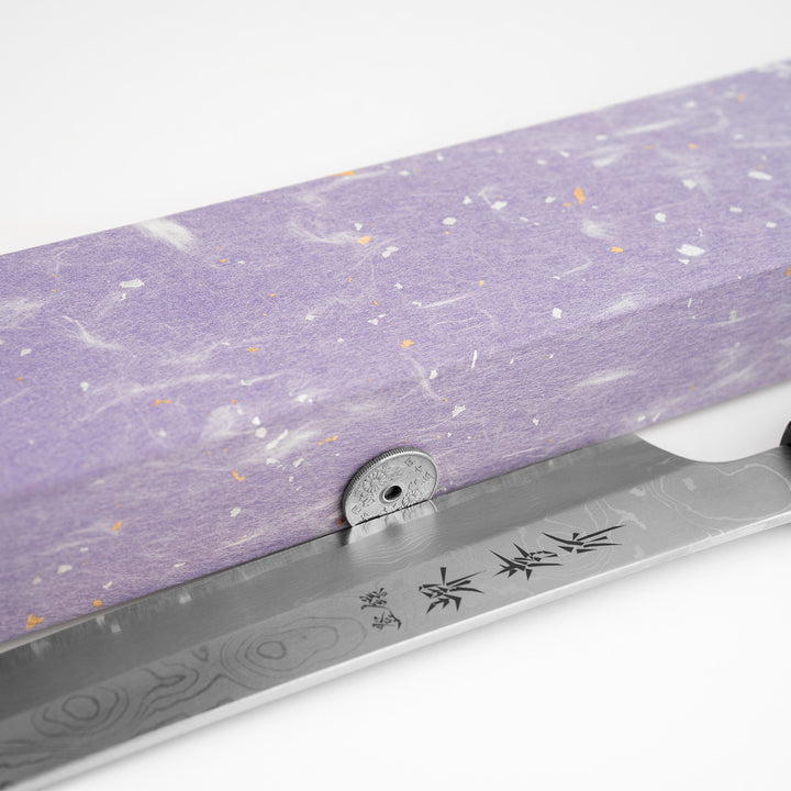 Kiritsuke Yanagiba 30 cm Sakai Takayuki Seiryu Damascus Aogami#2/Iron + Saya