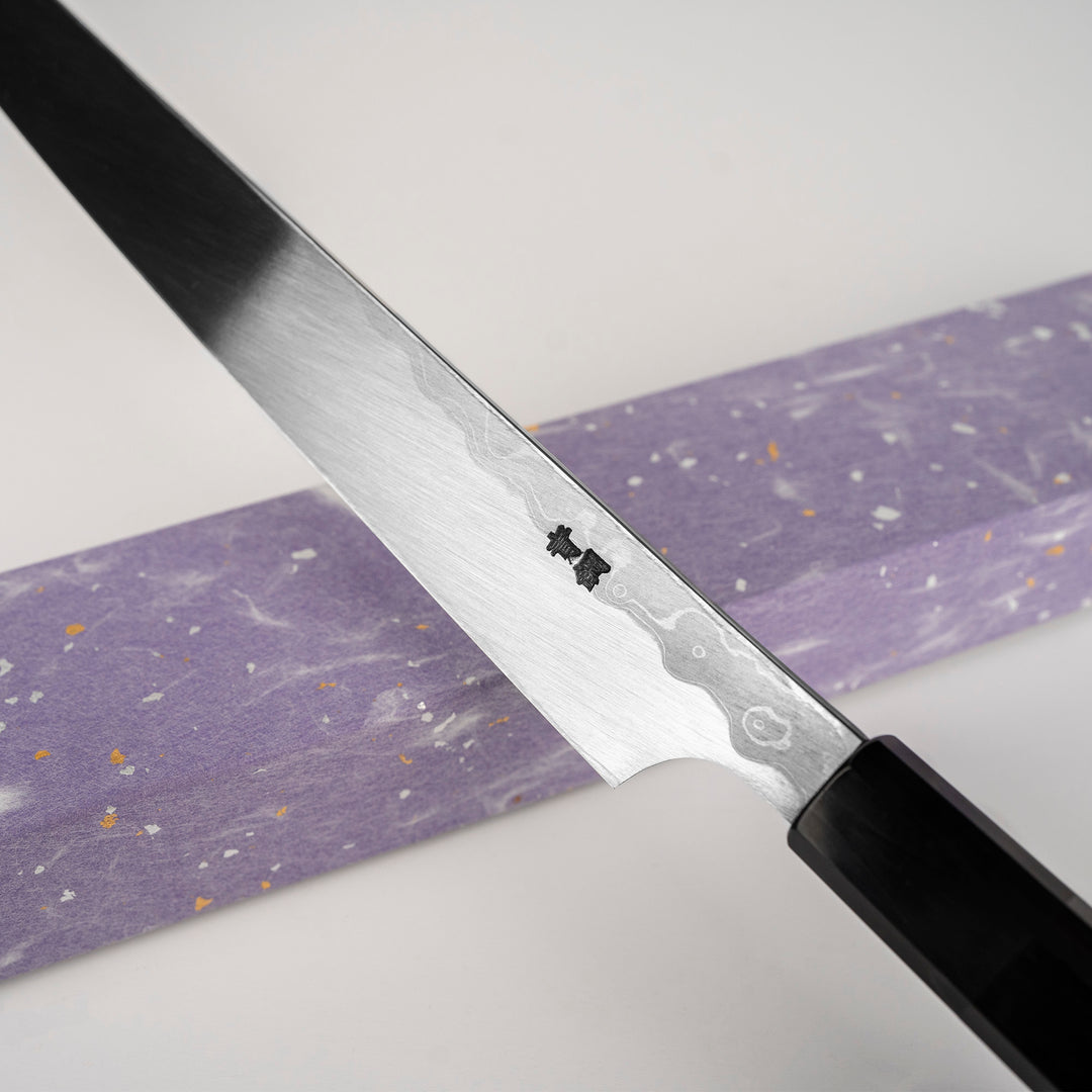 Kiritsuke Yanagiba 30 cm Sakai Takayuki Seiryu Damascus Aogami#2/Iron + Saya