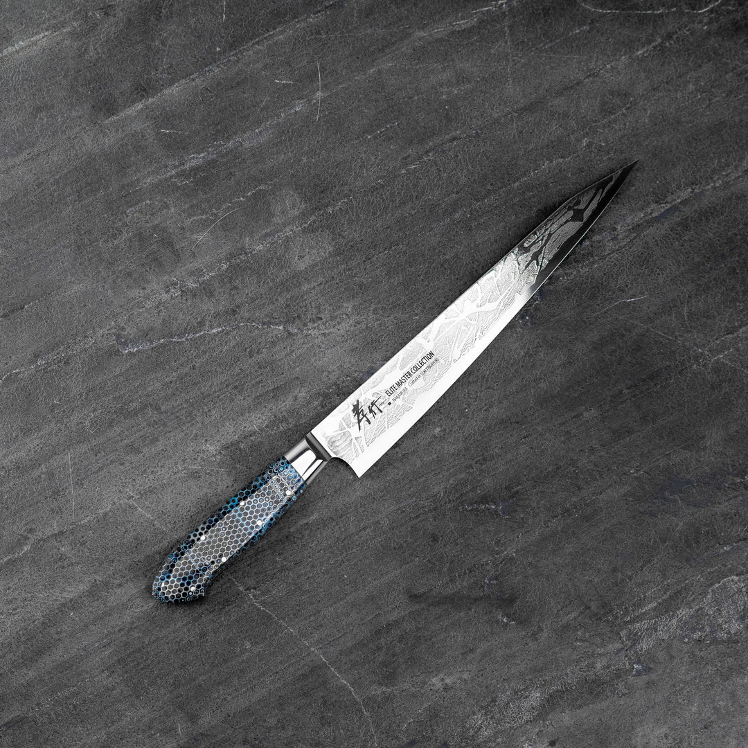 Kengata Sujihiki 24 cm Sakai Takayuki Nakamura Elite Master VG-10