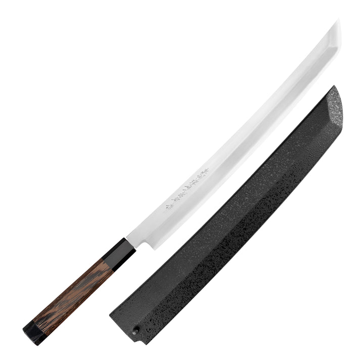 Sakimaru 39 cm Sakai Takayuki Zangetsu Silver#3 + Saya
