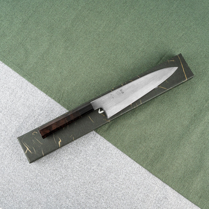 Gyuto 21 cm Satoshi Nakagawa Damascus Aogami#1/Iron