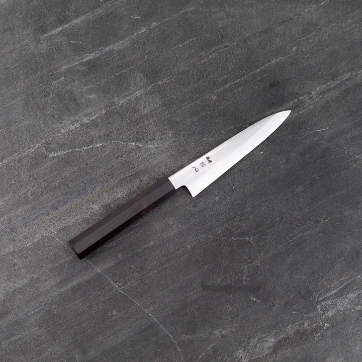 Petty 14 cm Satoshi Nakagawa Damascus Aogami#1/Iron