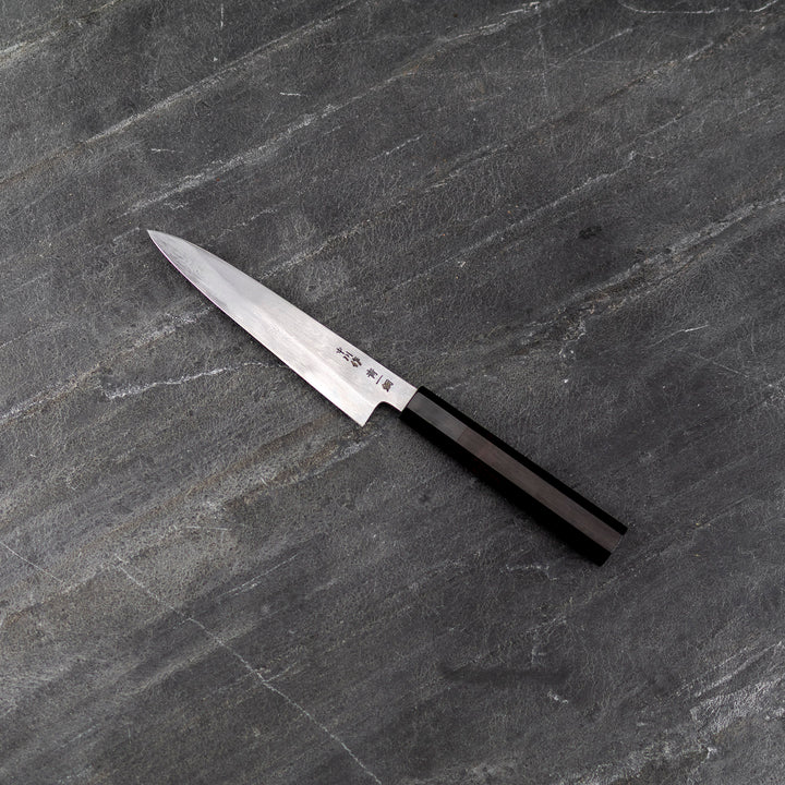 Petty 14 cm Satoshi Nakagawa Damascus Aogami#1/Iron