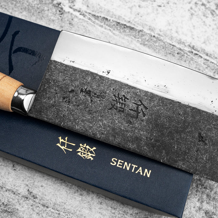 Chinese Chopping Knife 17 cm Sentan Aogami#2/Iron