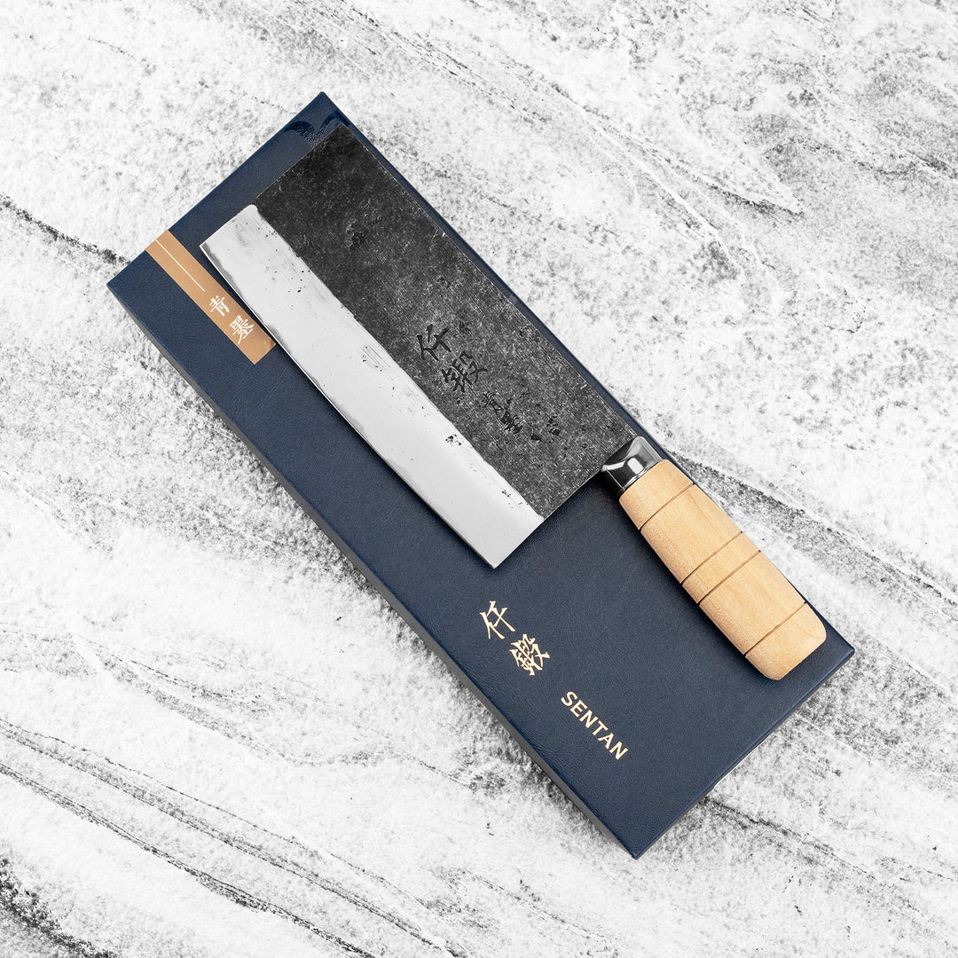 Chinese Chopping Knife 17 cm Sentan Aogami#2/Iron