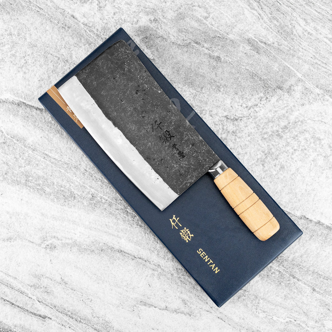 Chinese Chopping Knife 19 cm Sentan Aogami#2/Iron