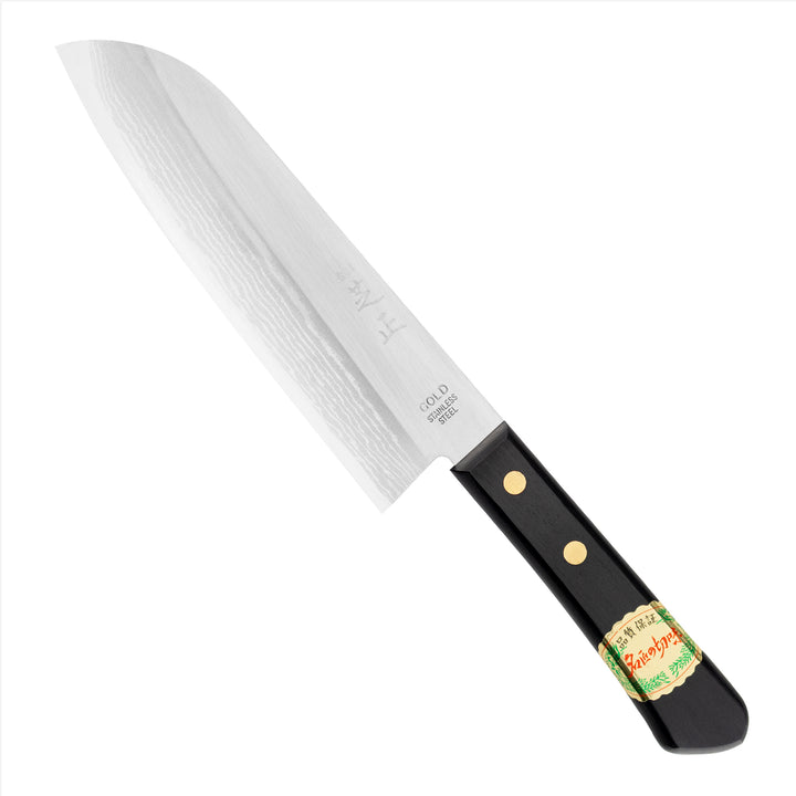 Santoku 17 cm Shibamasa Gold Damascus VG-5