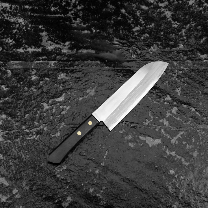 Santoku 17 cm Shibamasa Gold Damascus VG-5