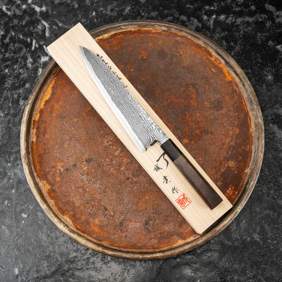 Gyuto 21 cm Shigeki Tanaka Damascus SG2
