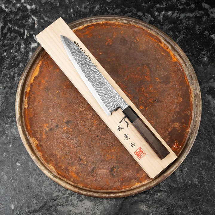 Gyuto 21 cm Shigeki Tanaka Damascus SG2