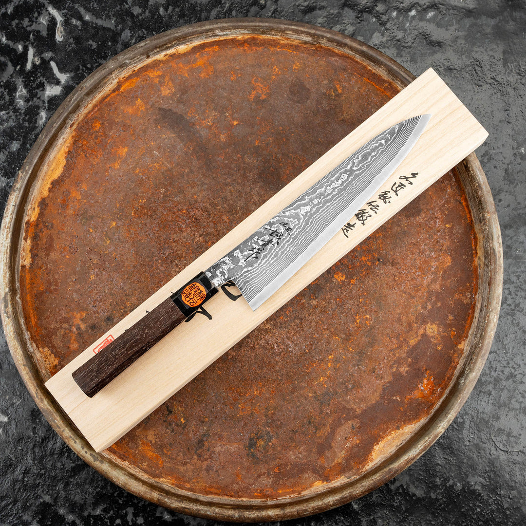Gyuto 21 cm Shigeki Tanaka Damascus SG2
