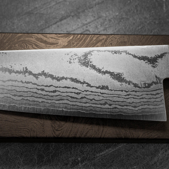 Santoku 16,5 cm Shigeki Tanaka Pink Damascus VG-10