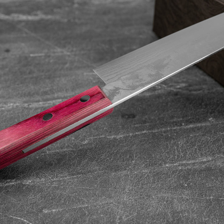 Santoku 16,5 cm Shigeki Tanaka Pink Damascus VG-10