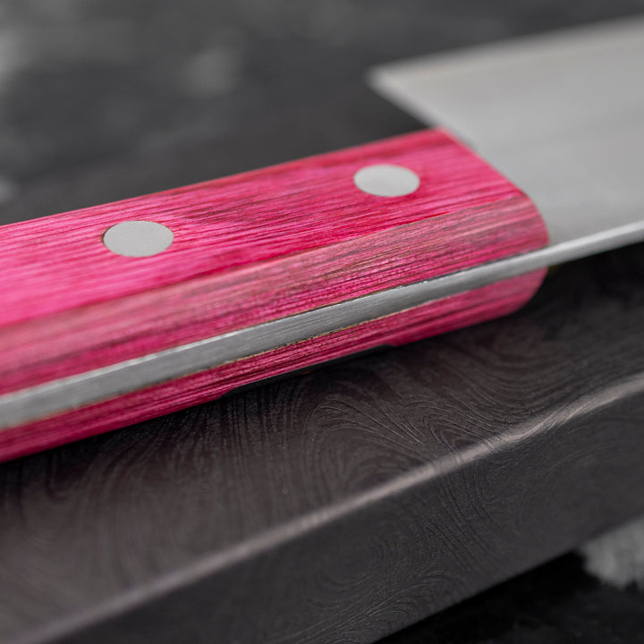 Gyuto 18 cm Shigeki Tanaka Pink Damascus VG-10