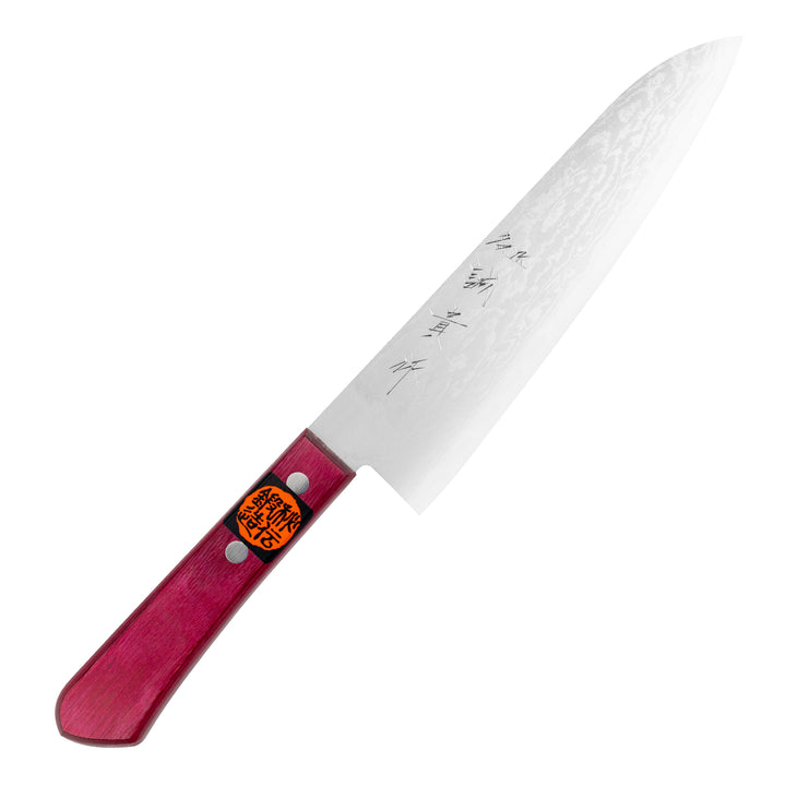 Gyuto 18 cm Shigeki Tanaka Pink Damascus VG-10