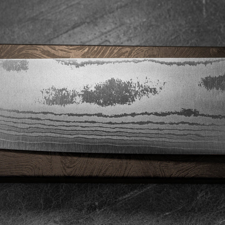 Nakiri 16,5 cm Shigeki Tanaka Red Damascus VG-10