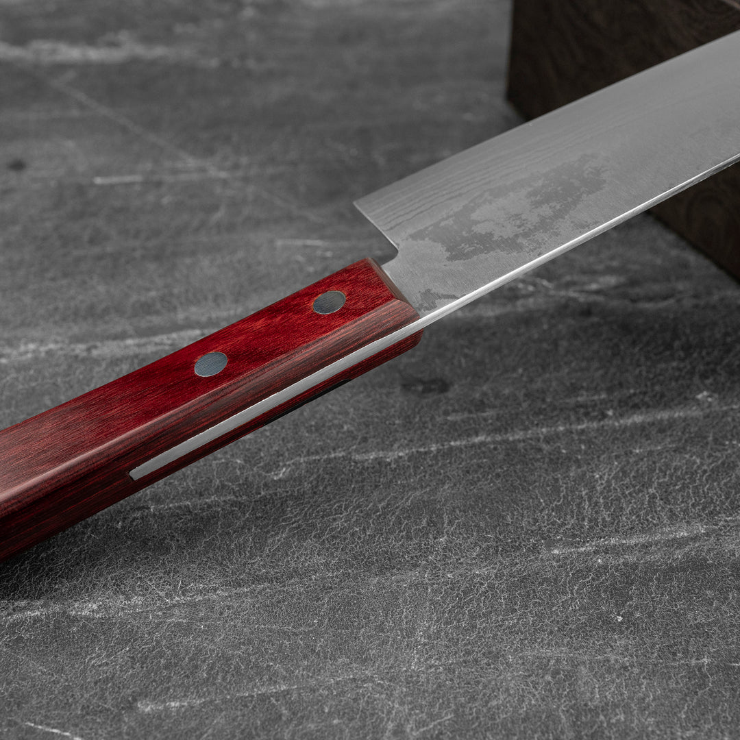 Santoku 16,5 cm Shigeki Tanaka Red Damascus VG-10