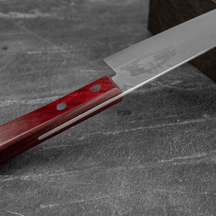 Santoku 16,5 cm Shigeki Tanaka Red Damascus VG-10