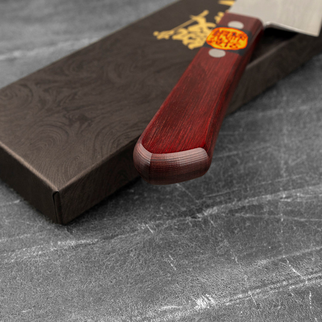 Santoku 16,5 cm Shigeki Tanaka Red Damascus VG-10