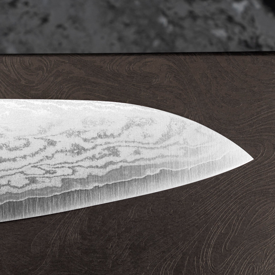 Gyuto 18 cm Shigeki Tanaka Red Damascus VG-10