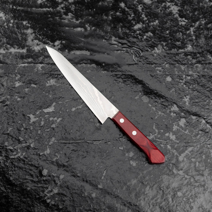 Petty 12 cm Shigeki Tanaka Red Damascus VG-10