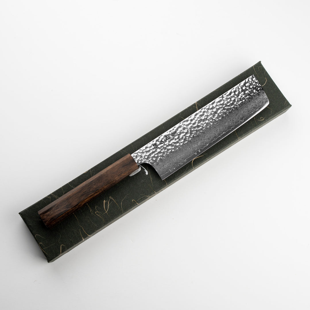 Nakiri 16,5 cm Shimazaki Hamono VG-10 Damascus