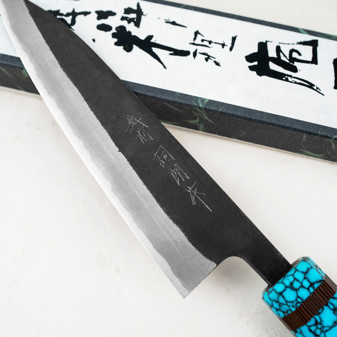 Petty 13,5 cm Shiro Kamo TQ Aogami#2/SS