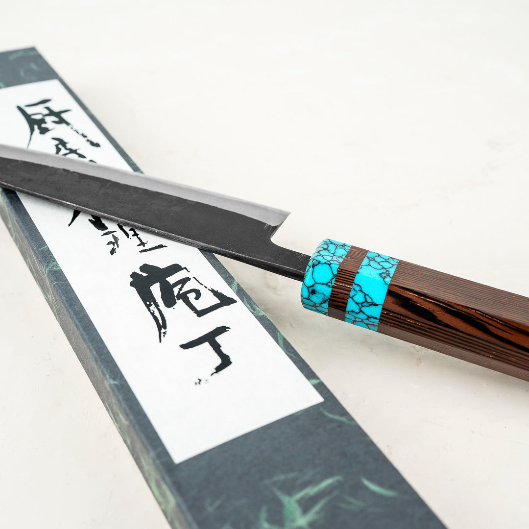 Petty 13,5 cm Shiro Kamo TQ Aogami#2/SS