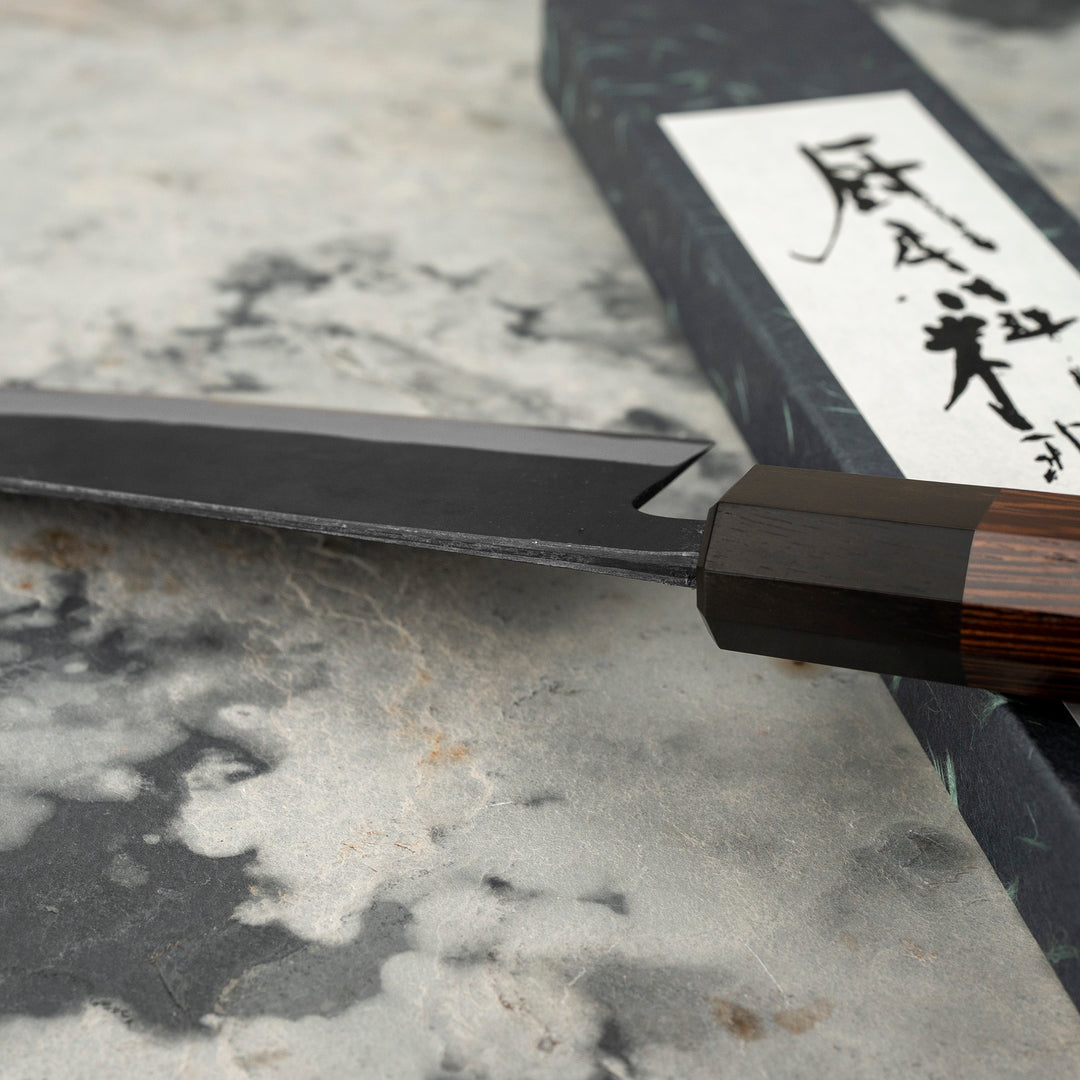 Santoku 16,5 cm Shiro Kamo Aogami Super/SS