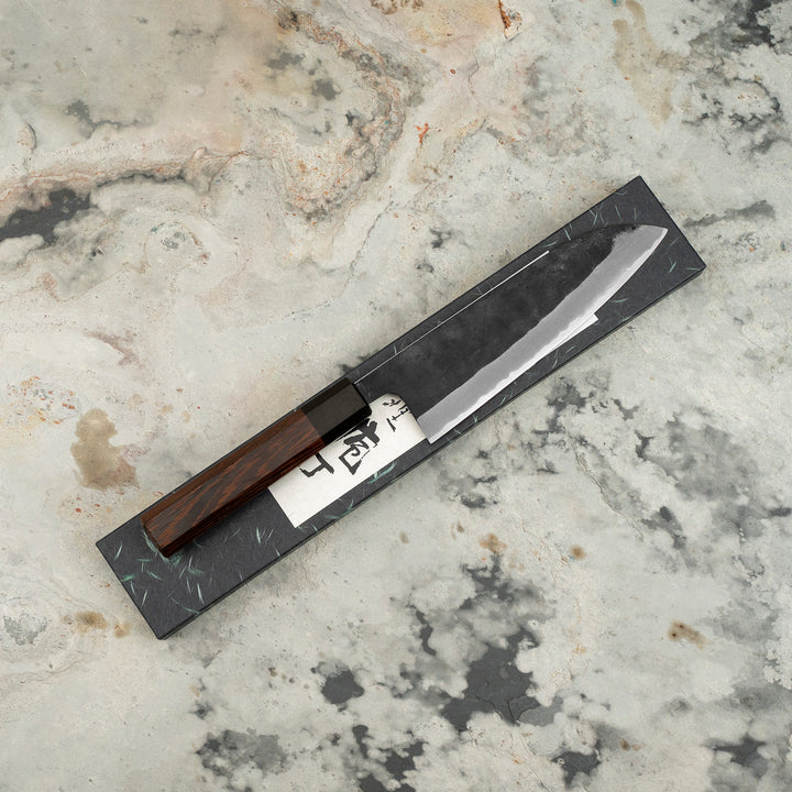 Santoku 16,5 cm Shiro Kamo Aogami Super/SS