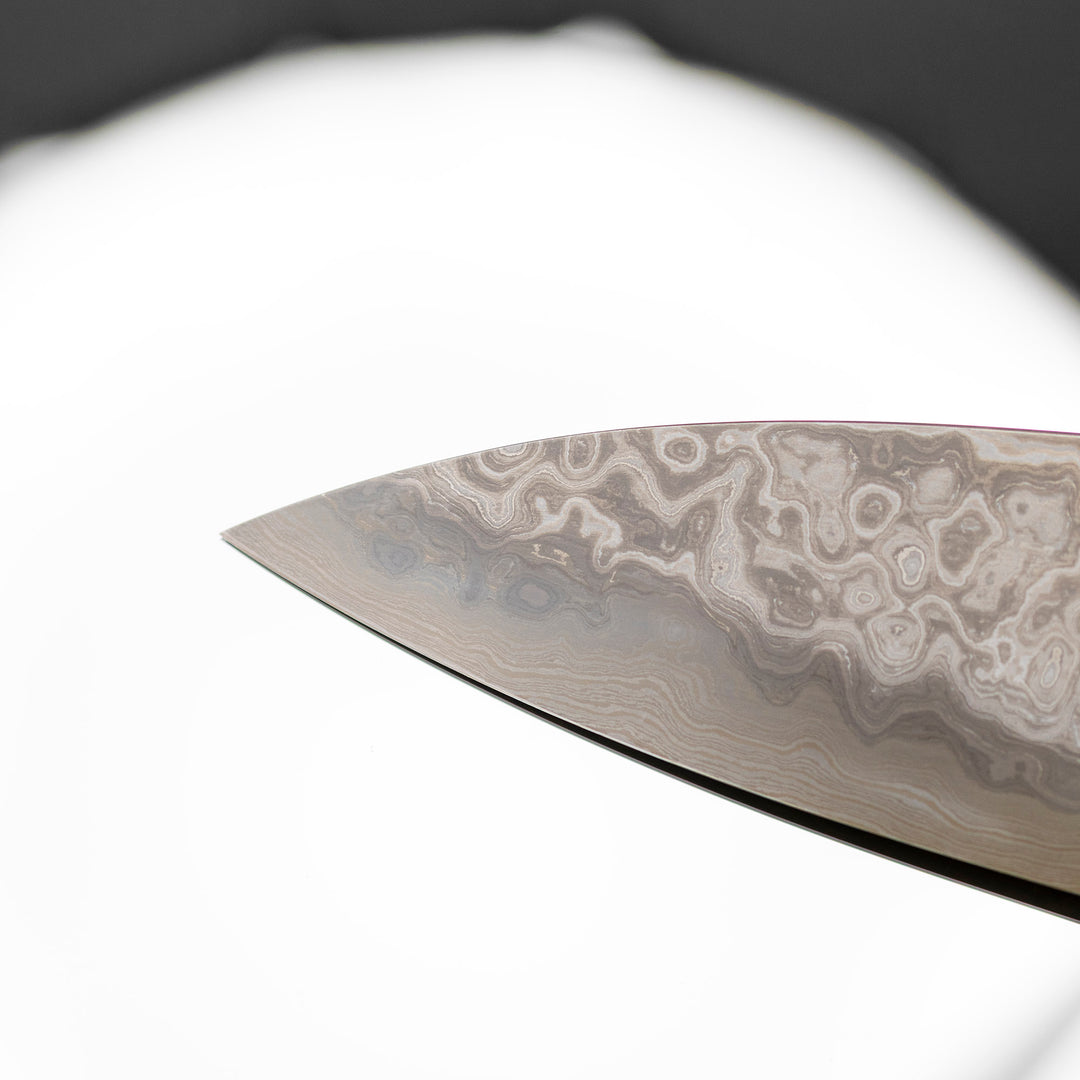 Gyuto 24 cm Shoichi Hashimoto Waterase Aogami#2 + Shirogami#2 Coreless