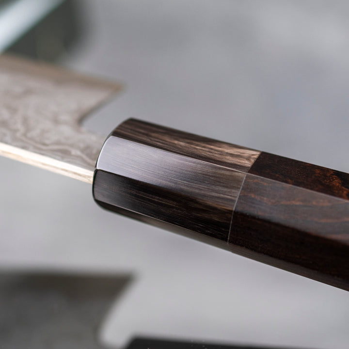 Gyuto 24 cm Shoichi Hashimoto Waterase Aogami#2 + Shirogami#2 Coreless