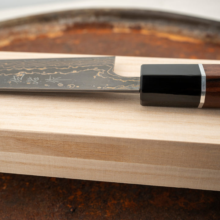 Santoku 16,5 cm Takeshi Saji RW Gold Damascus VG-10
