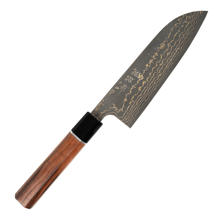 Santoku 16,5 cm Takeshi Saji RW Gold Damascus VG-10