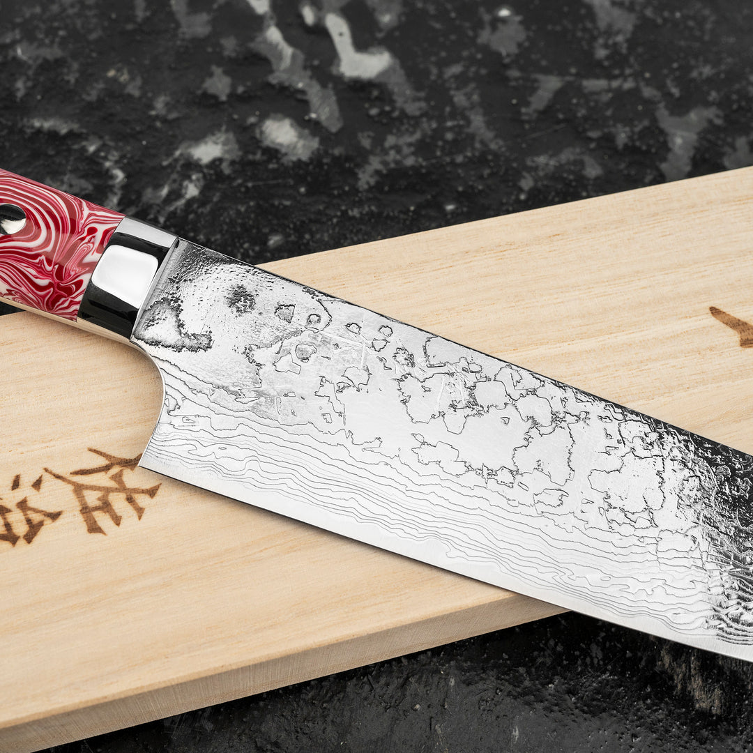 Bunka 17 cm Takeshi Saji Red Turquoise R2