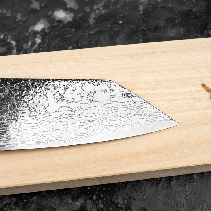 Bunka 17 cm Takeshi Saji Red Turquoise R2