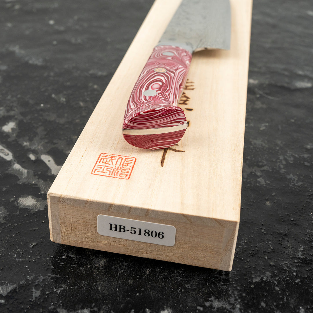 Bunka 17 cm Takeshi Saji Red Turquoise R2